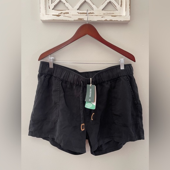 New Tentree Instow Shorts In Black Size XL - Picture 5 of 9